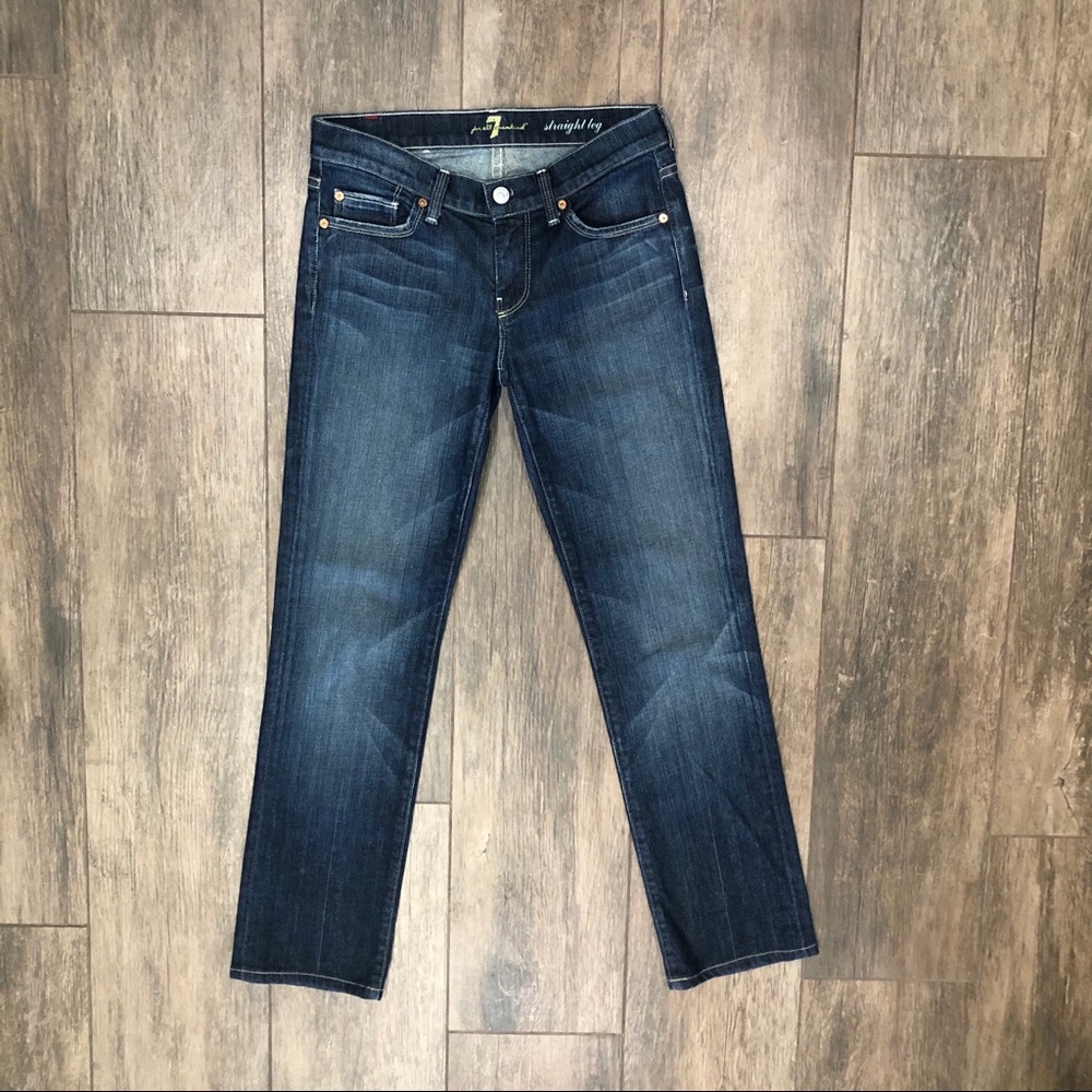 7 For All Mankind Straight Leg Jeans